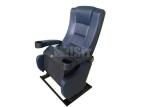 Plastic Outer Back Panel Commercial Theater Seating Flame Retardant Fabric