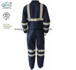 Protective Fire Resistant Insulated Coveralls Navy Blue With Reflector