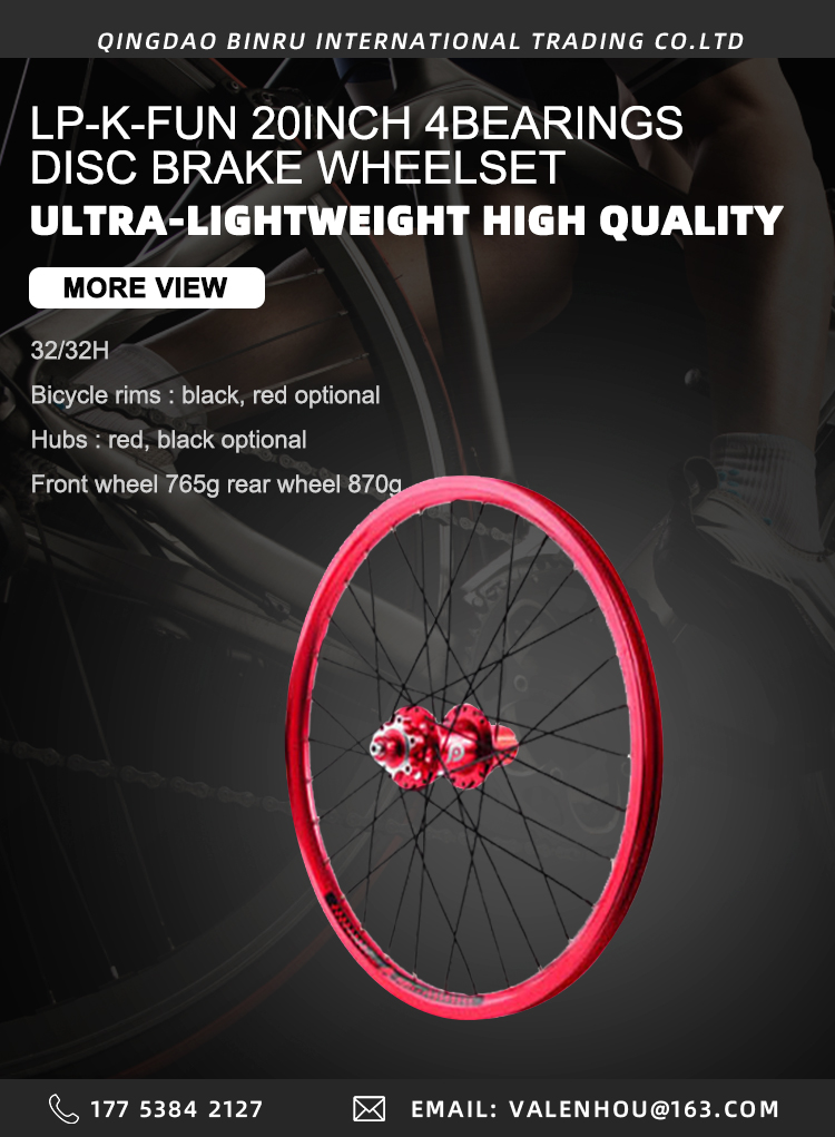 Road Bicycles 16 Inch 18 Inch 20 Inch Bicycle Wheels V Brake Wheels Ultralight 1.2kg