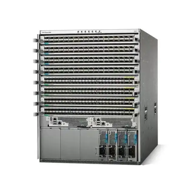 N9K-C9508 Nexus 9000 Series Nexus 9508 Chassis 57.78 x 44.50 x 80.67 cm 68.2 kg and Customized with 8 Line Card Slots