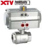 Acid Resistant 2PC Mounted Ball Valve Q11F-1000WOG Customizable for Media