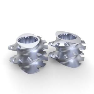 Quality PM HIP SME Mixing Screw Elements Extruder Elements For Petrochemical Factory wholesale