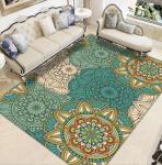 Home Chinese Classical Soft Velvet Mat Living Room Floor Carpets Large Area