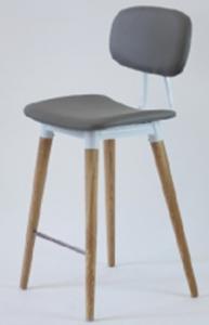 Quality America style solid wood cushion bar chair furniture wholesale