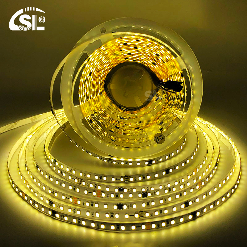 DC12V 24V SMD2835 Electroplate PCB 120Ds 8mm Ra 80 4000K LED Light Strip for Household