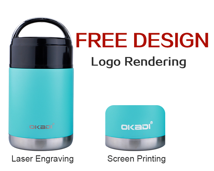 800ml 500ml 1.5 L/2L Vacuum Flask Food Container Stainless Steel Insulated Food Thermos Soup Lunch Thermos