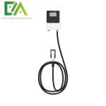 7KW 11KW 22KW White Wall-Mounted Electric Vehicle Single Gun AC Charging Pile