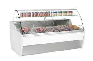Quality Inner LED Lighting Refrigerated Deli Case , Deli Display Refrigerator Easy Cleaning wholesale