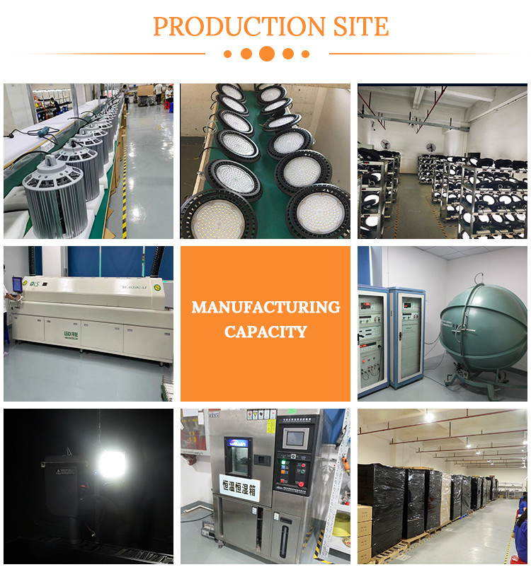 150W 19500lm Commercial Industrial LED High Bay Lights For Garment Factory Ceiling
