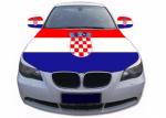 Custom Elastic Printed Car Hood Covers Heat Transfer Polyester Material