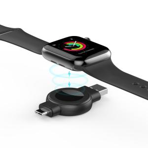 Quality ABS Material Mini Material Watch Wireless Charger White And Black only 14g wholesale