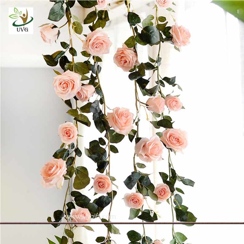 UVG CHR148 Factory direct sales floral arrangements rose flower artificial vine for home furnishing decoration