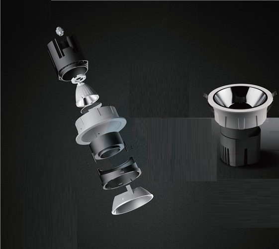 Adjustable 30W Anti Glare LED Recessed Spotlight