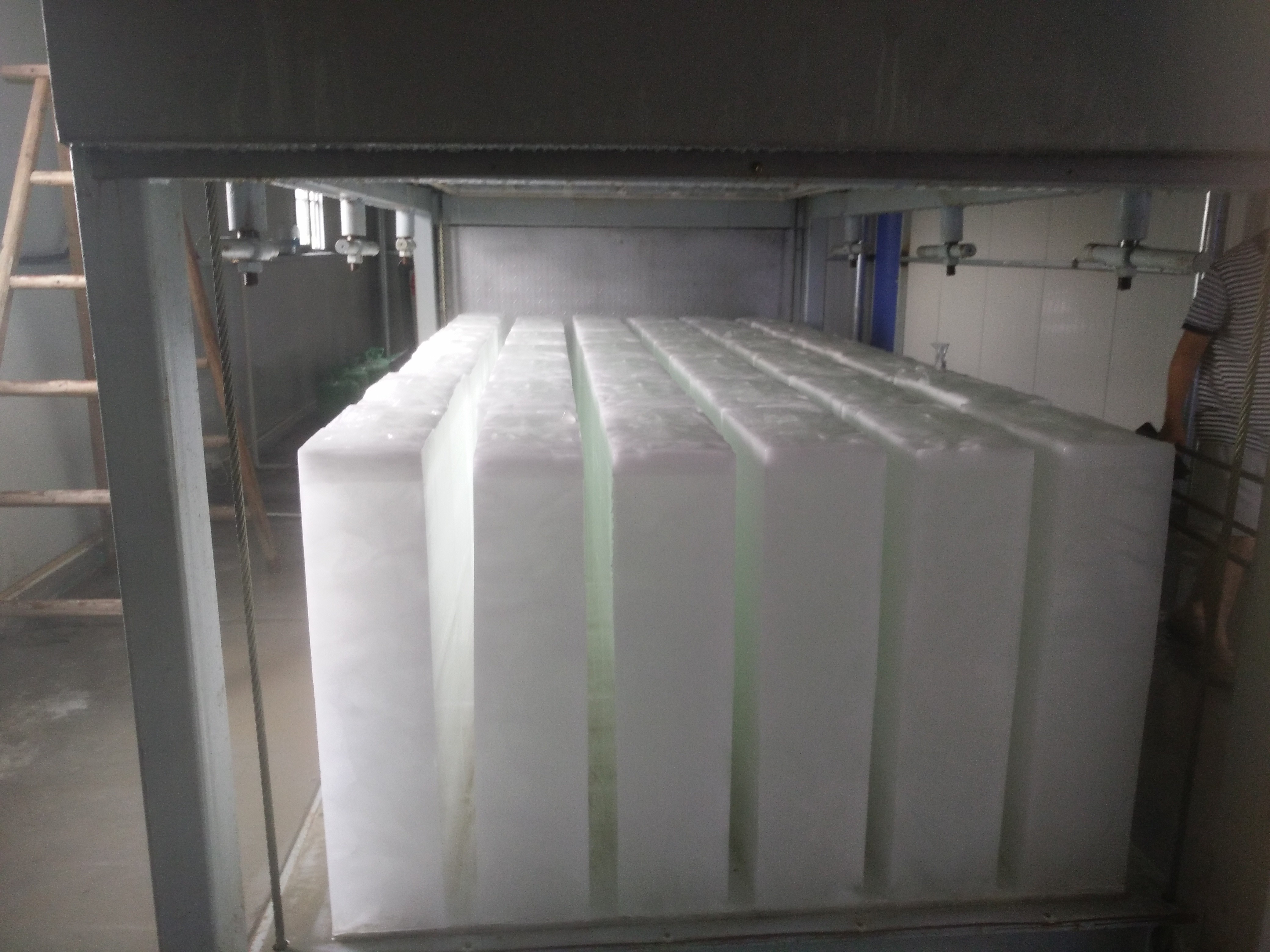 5000KG 5T Direct Cooling Block Ice Machine CE 1800W