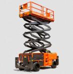 Electric Vertical Electric Mobile Scissor Lift / Scaffolding Aerial Lift Work