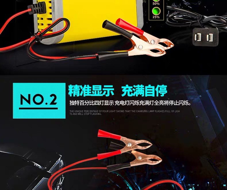 12V 10A Charger 13.8V Lead Acid Battery Charger For Electric Motorcycle Scooter Motorcycle
