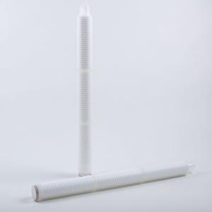 Quality 69mm OD PES Membrane Filter Cartridge For Water Filtration 0.1μM 30&quot; wholesale