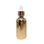 Electroplated Boston Round Essential Oil Bottles 30ml 50ml