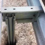 Hot Dipped Galvanized Steel Highway Guardrail Sigma Post with Straight Barrier
