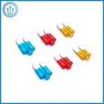 ISO 8820 LED Indicator Multi Color PA66 Auto Blade Fuses Tan Mini 30 Amp Car