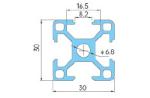 0.7-10.0mm 30 Series Aluminum Extrusion Mill Finish Anodizing