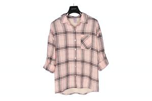 Quality 100% Polyester Long Sleeve Womens Casual Tops S M L XL wholesale