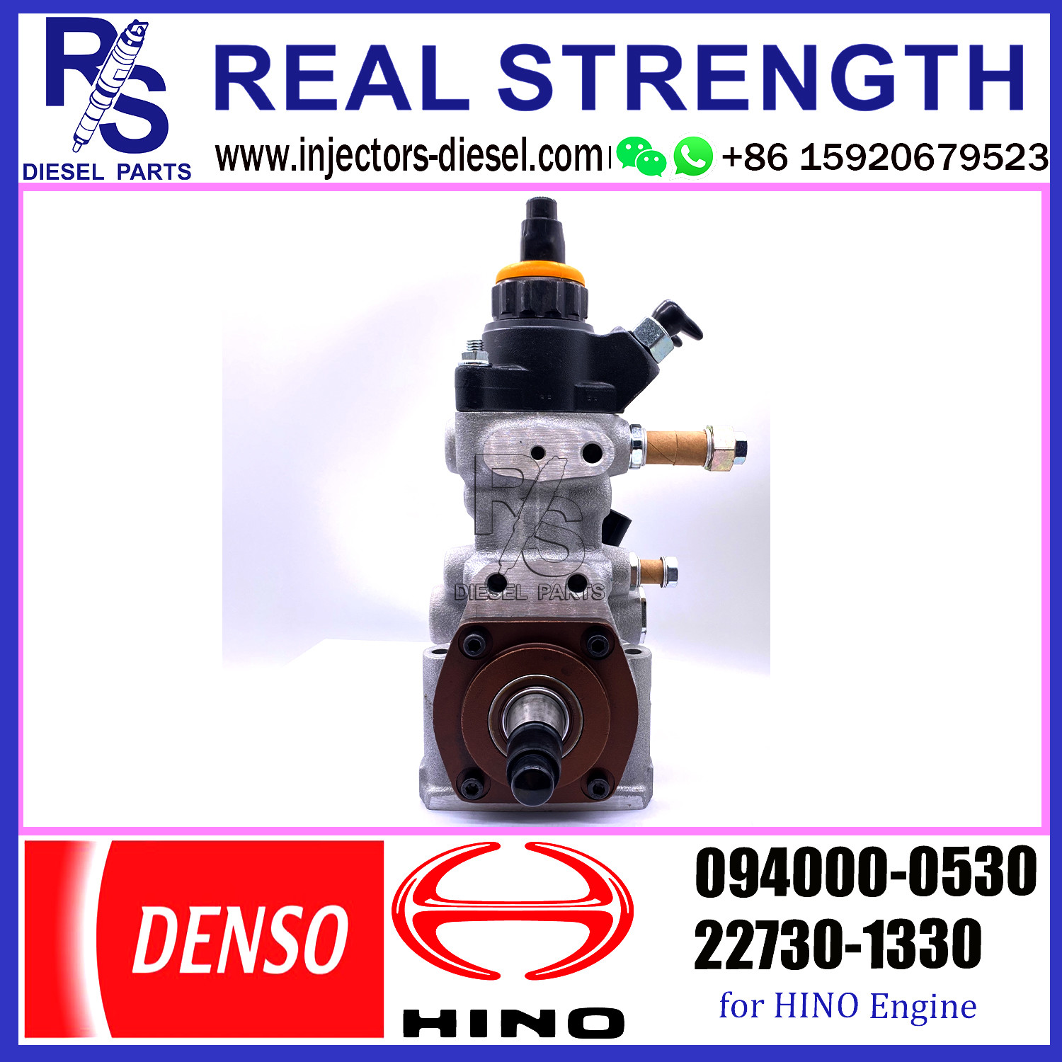 Denso pump Common Rail HP0 Pompa 094000-0530 22730-1330 for HINO P11C