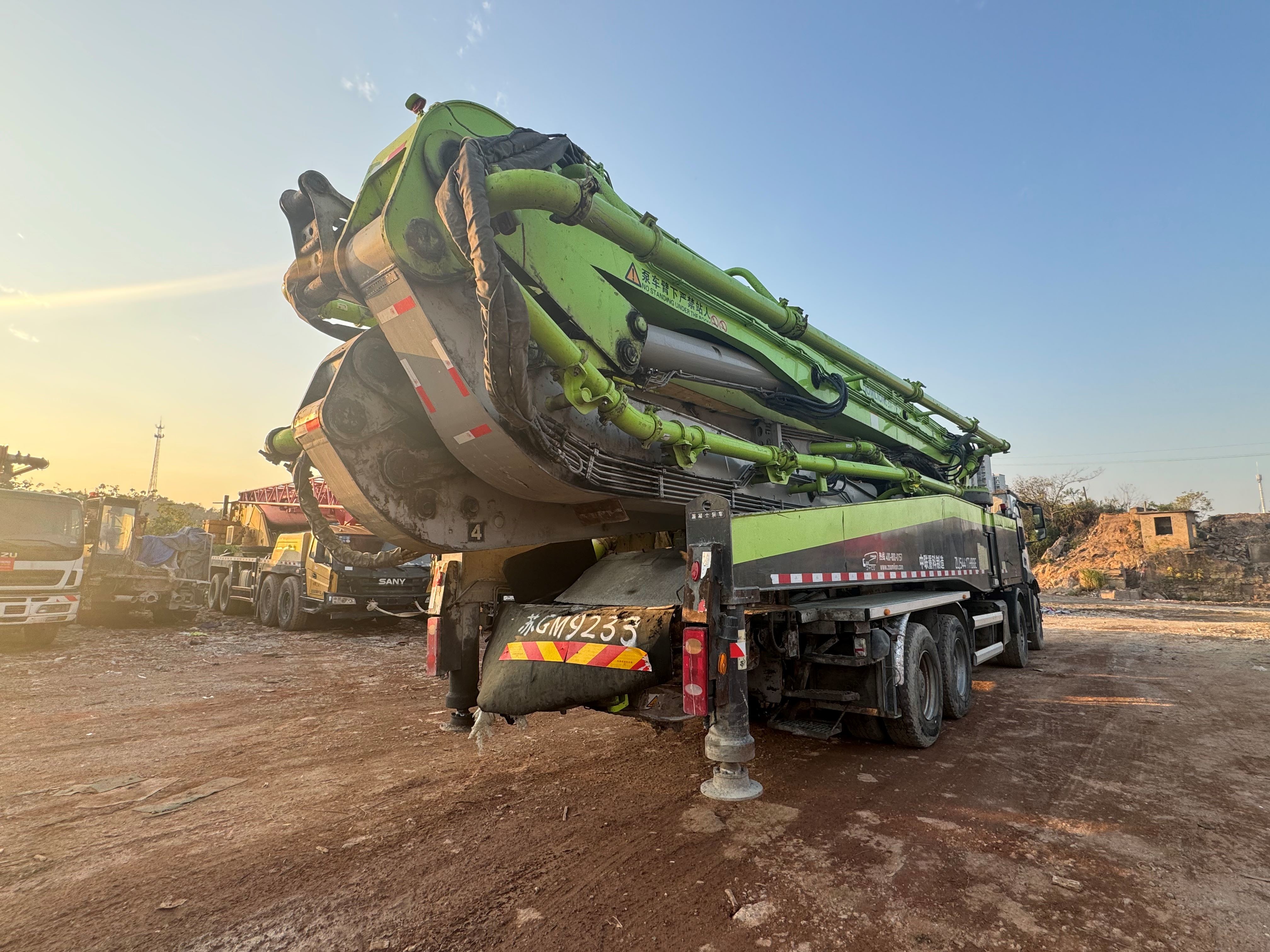2020 Concrete Pump Truck 63M Long Boom Construction Machinery And Equipment