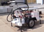 Trailer Mounted Hydraulic Water Well Drilling Rig 2 Wheel For DTH Air / Mud Pump