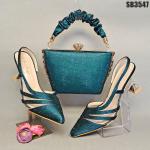 Supoo wholesale price wedding shoes matching bags african high heel shoes for