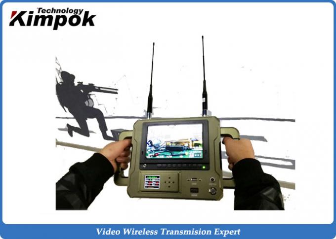 75ms Latency Wireless Data Transmitter and Receiver 200km UAV COFDM Video Sender UHF