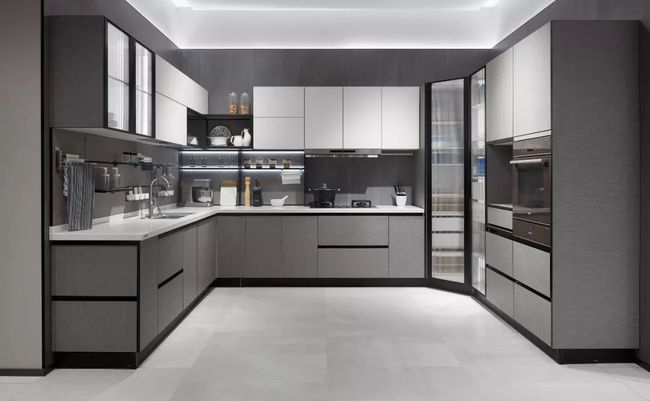 Waterproof Gray YALIG Glass Panels Handles for Kitchen Cabinet Replacement Advantage