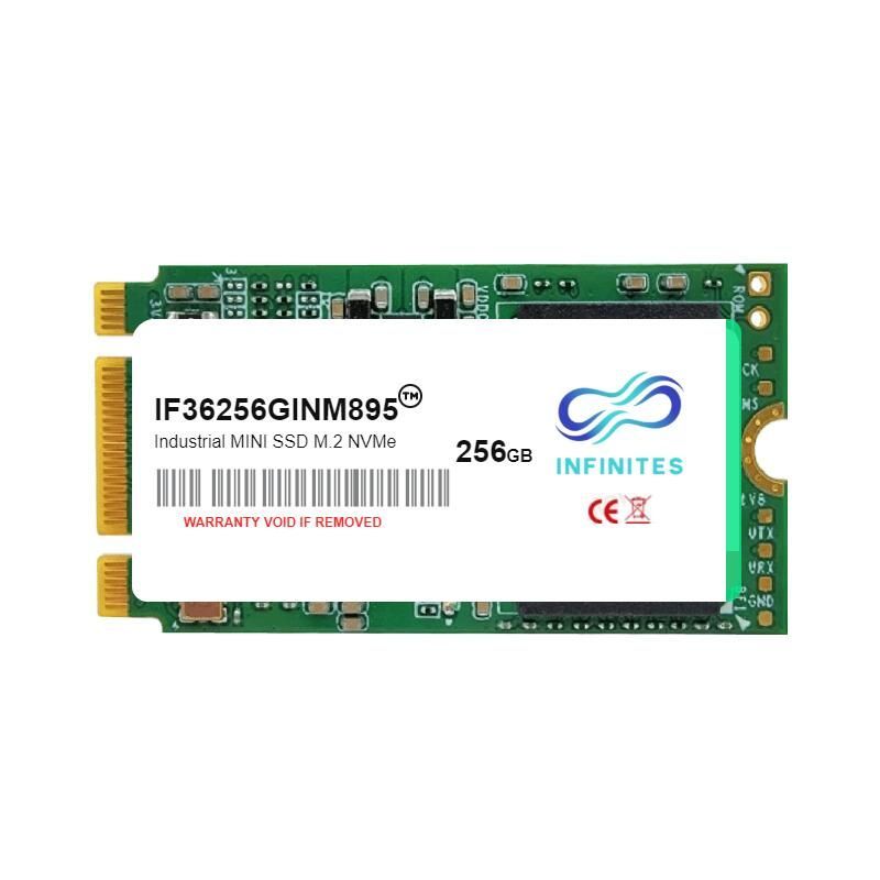 Industrial M. 2 Pcie SSD, N-26m2 (2242) , 256 GB, 3D Pslc Flash, -40&deg; C to +85&deg; C Nand Flash Memory