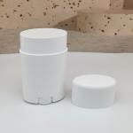 15ml 40ml 50ml 75ml PP Oval Portable Empty Container For Body Lip Balm
