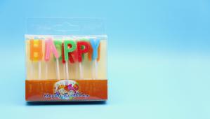 Quality Happy Birthday Letter Glitter Birthday Candles 13pcs , Alphabet Cake Candles wholesale
