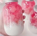 330ml 650ml Biodegradable Plastic Bottles PLA PET Bubble Tea Juice U Shaped