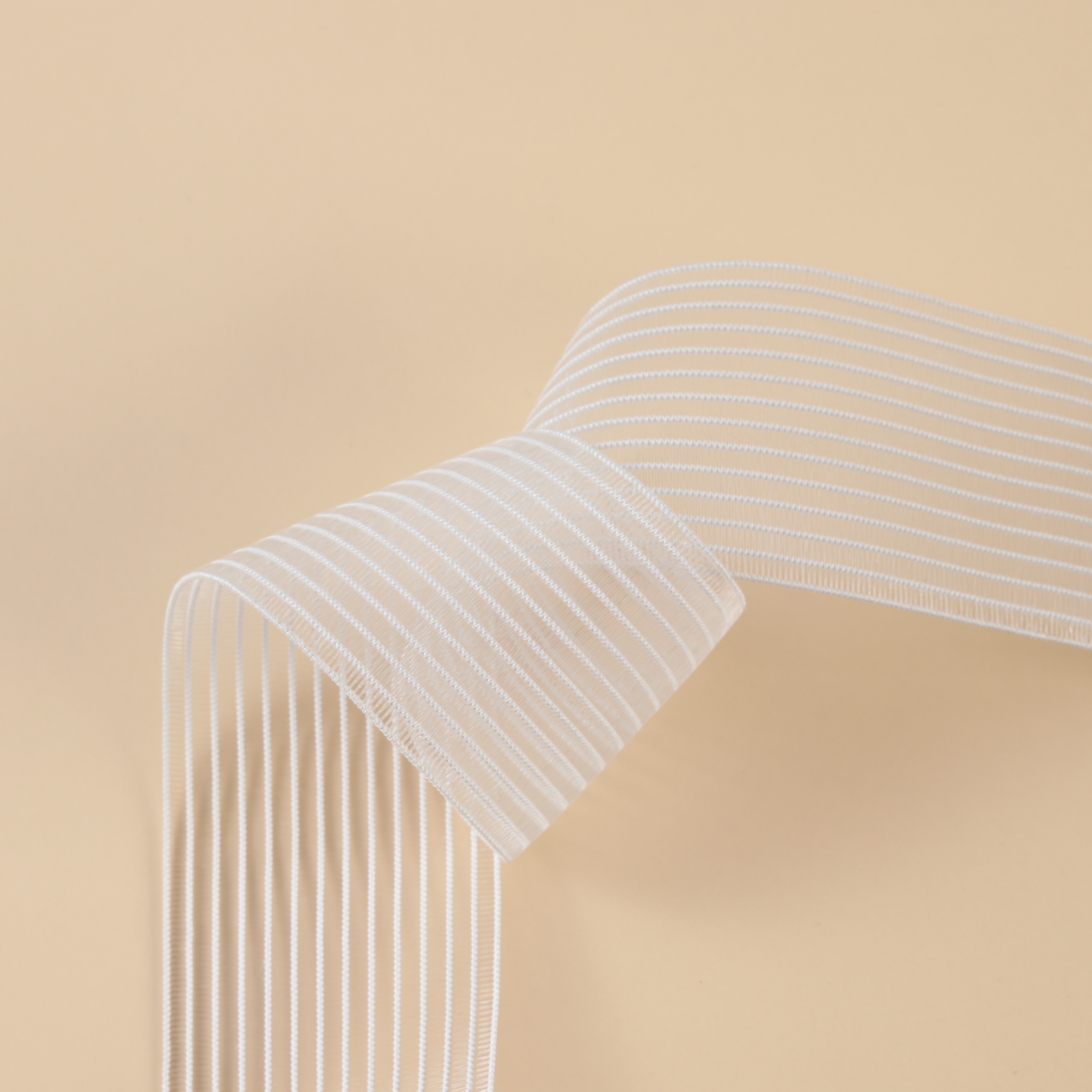 Factory custom ultrathin polyester fisl silk elastic band webbing tape for garment luggage banding tape