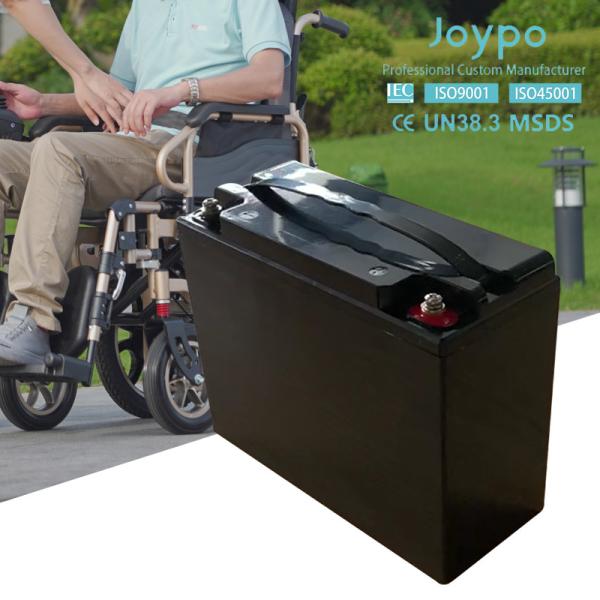 Lithium Wheelchair Battery 12V 10Ah Light Weight Deep Cycle For Electric Power