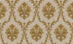 Italy Style Pvc Deep Embossed Wallpaper Waterproof With Damask Design
