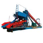 River Gold Mining Bucket Ladder Dredger For Sand Gold Dredging