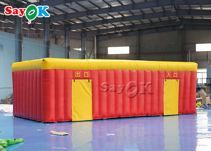 Tent Inflatable 8m 26.5ft Inflatable Air Tent Fire Education House For Fire Drill