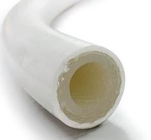 Quality 50m/Roll Double Polyester Fiber Braid Reinforced Silicone Hose 3/16 Id Silicone Tubing wholesale