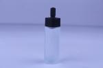 Essential Oil Round 30g / 50g Frosted Glass Dropper Screw Cap Bottle