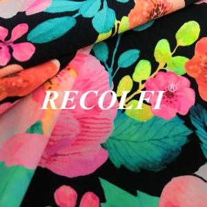 Quality Warp Knitted Recycled Fabric , Eco Friendly Yoga Wear Fabric wholesale