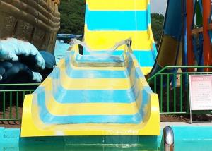 Quality Fiber Glass Open Spiral Slide Outdoor Amusement Equipment For Community wholesale