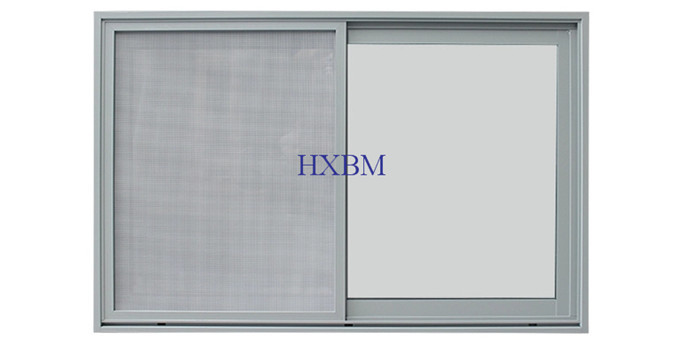 Customized size Good waterproof Aluminum Frame Sliding Glass Window with double glass