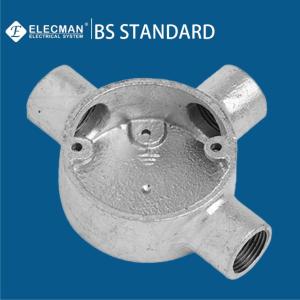 Quality Three Way Type Metal Conduit Outlet Box BS4568 20mm-32mm wholesale