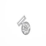 Nianjin Army Pendants Charms Commemorative Gift Antique Pewter