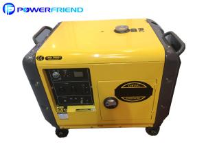 Quality Residential Small Diesel Generators / Portable Silent Generator 5kw 6kw with Air cooled wholesale
