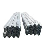 Q235 Galvanized Steel W Beam Crash Barrier for Outdoor Security and Roadway